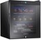 Ivation 12-Bottle Wine Cooler, Compact Freestanding Wine Fridge with Lock